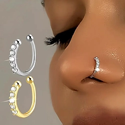 1 Pcs Cross Border Unique Nose and Ear Ring