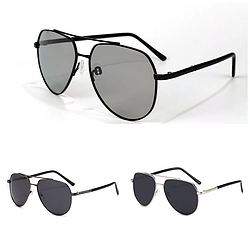 Metal Double Bridge Toad Polarized Sunglasses