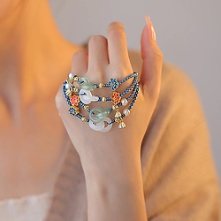 Sky Blue Hand Rope Bracelet